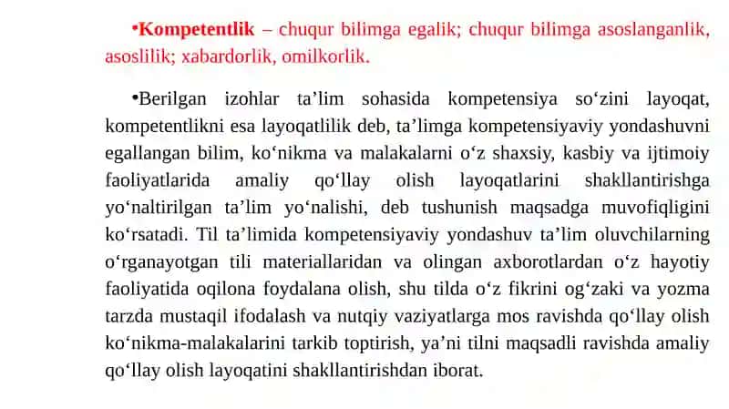 Akademik ko‘nikmalar va kasbiy kompetentlik faniga kirish 4