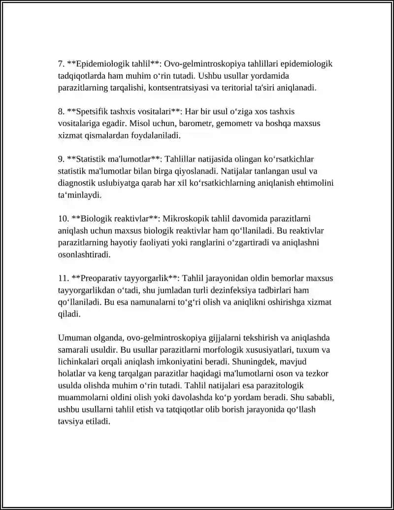 OVOGELMINTOSKOPIYA USULLARI 4