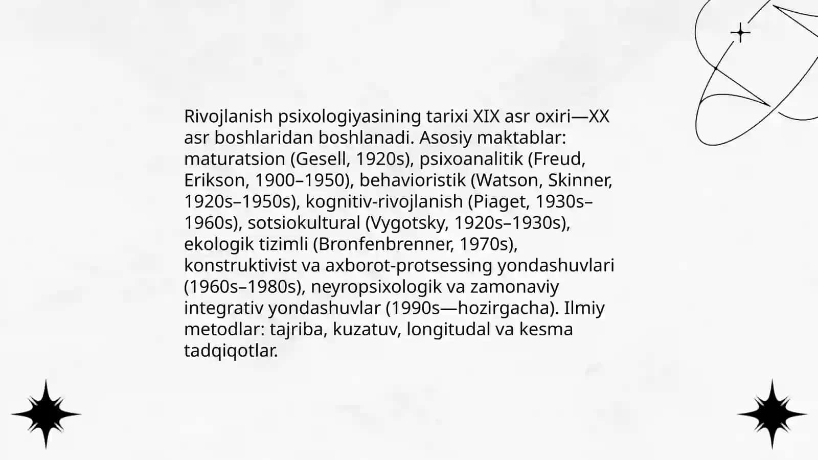 Rivojlanish psihologiyasi 4