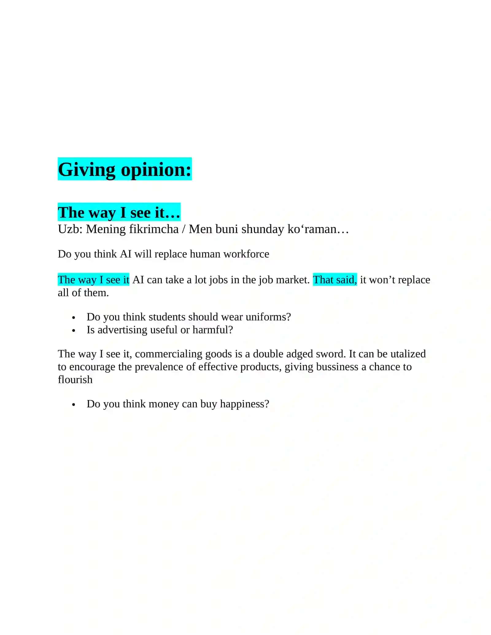 Hesitation in Language Speaking 4