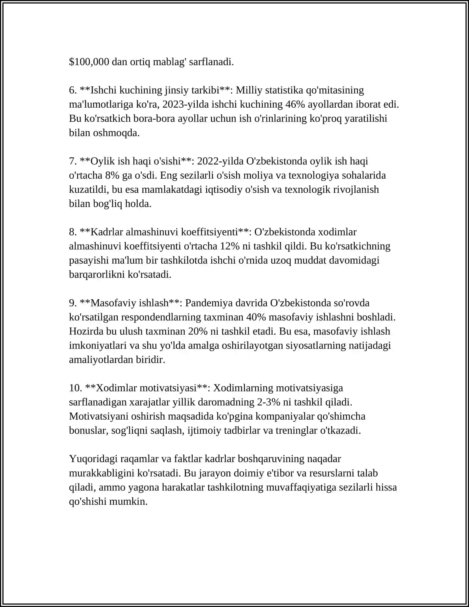 KADRLAR BOSHQARUVI 4