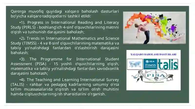 PIRLS xalqaro baholash tadqiqoti 4