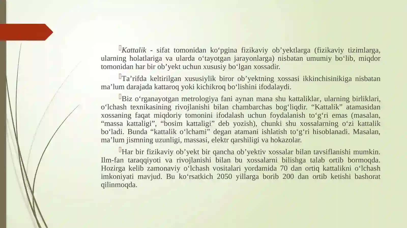 Kattaliklar    va birliklar tizimi 4
