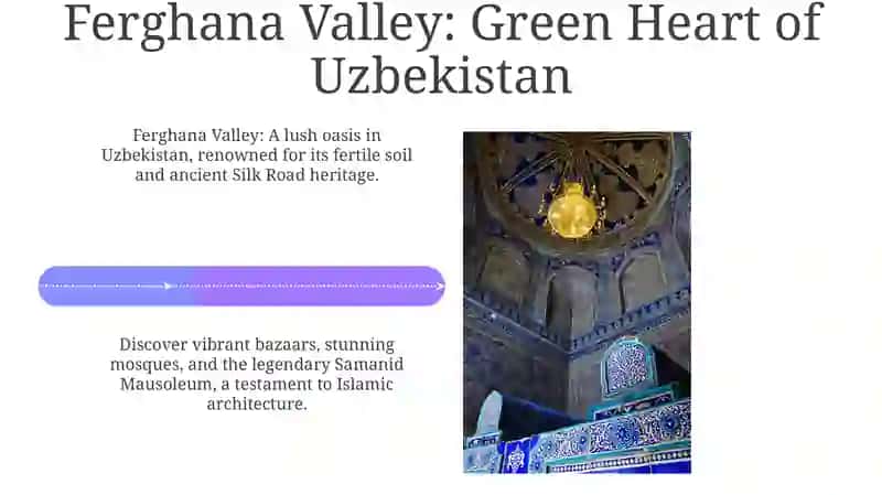 A brochure about the sights of Uzbekistan 4