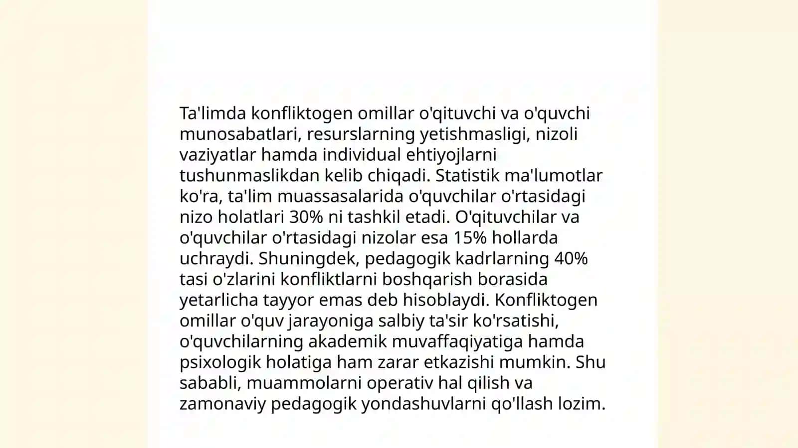 Pedagogik konfliktogenlar tushunchasi 4