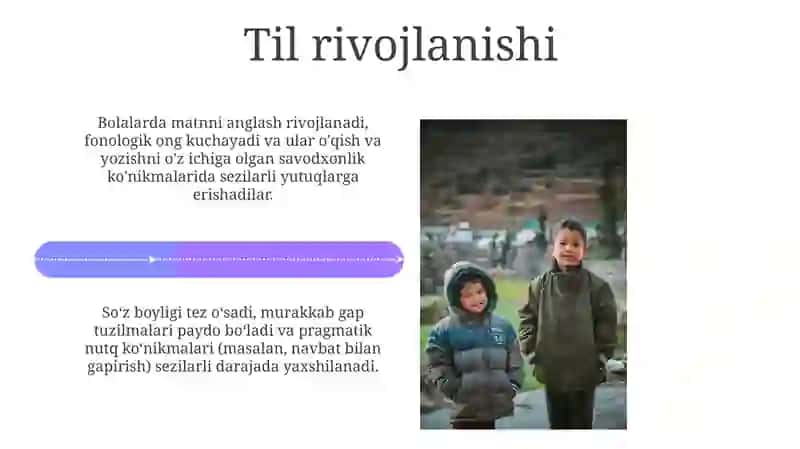 Bolalar rivojlantirish 4