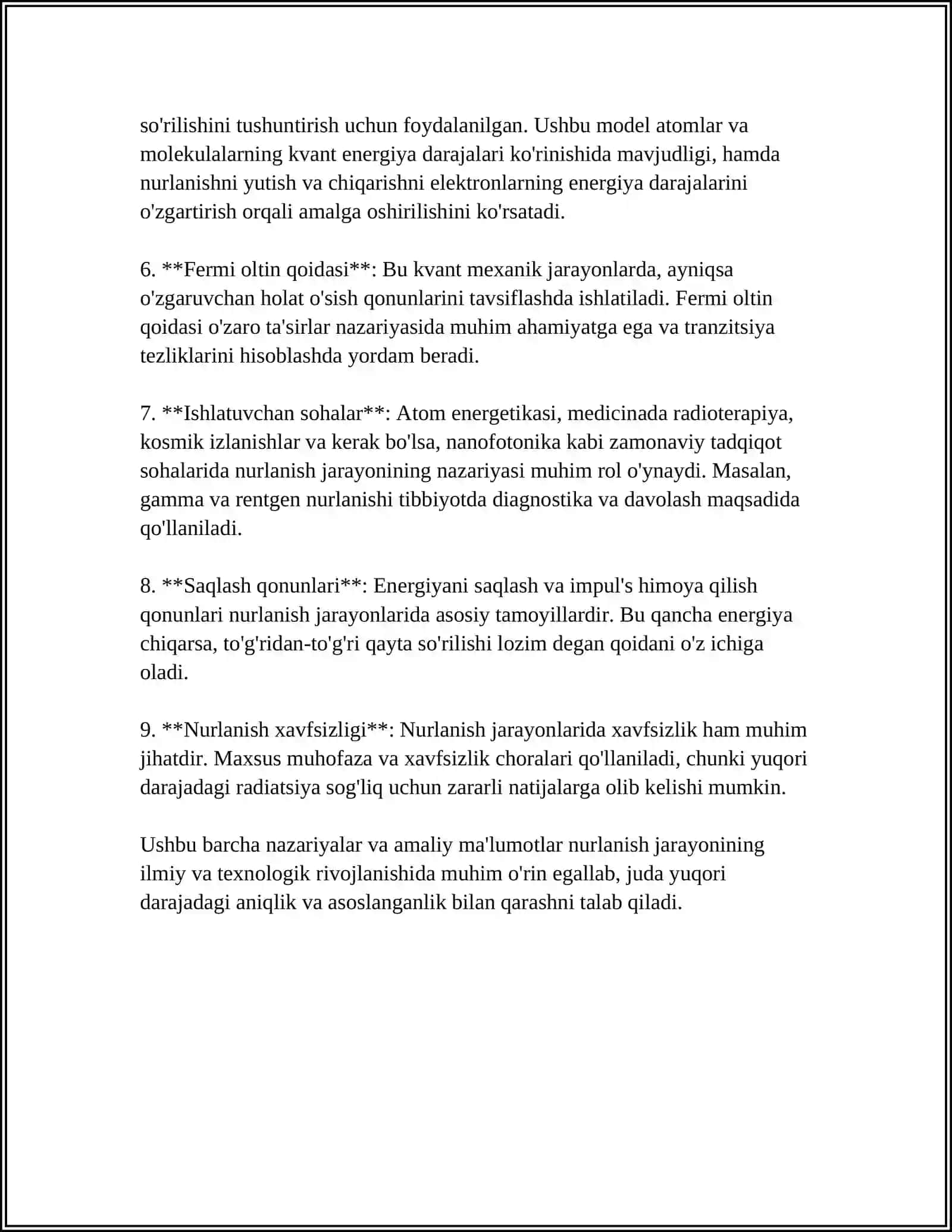 NURLANISH VA OZIQ-OVQAT STERILIZATSIYALASH 4