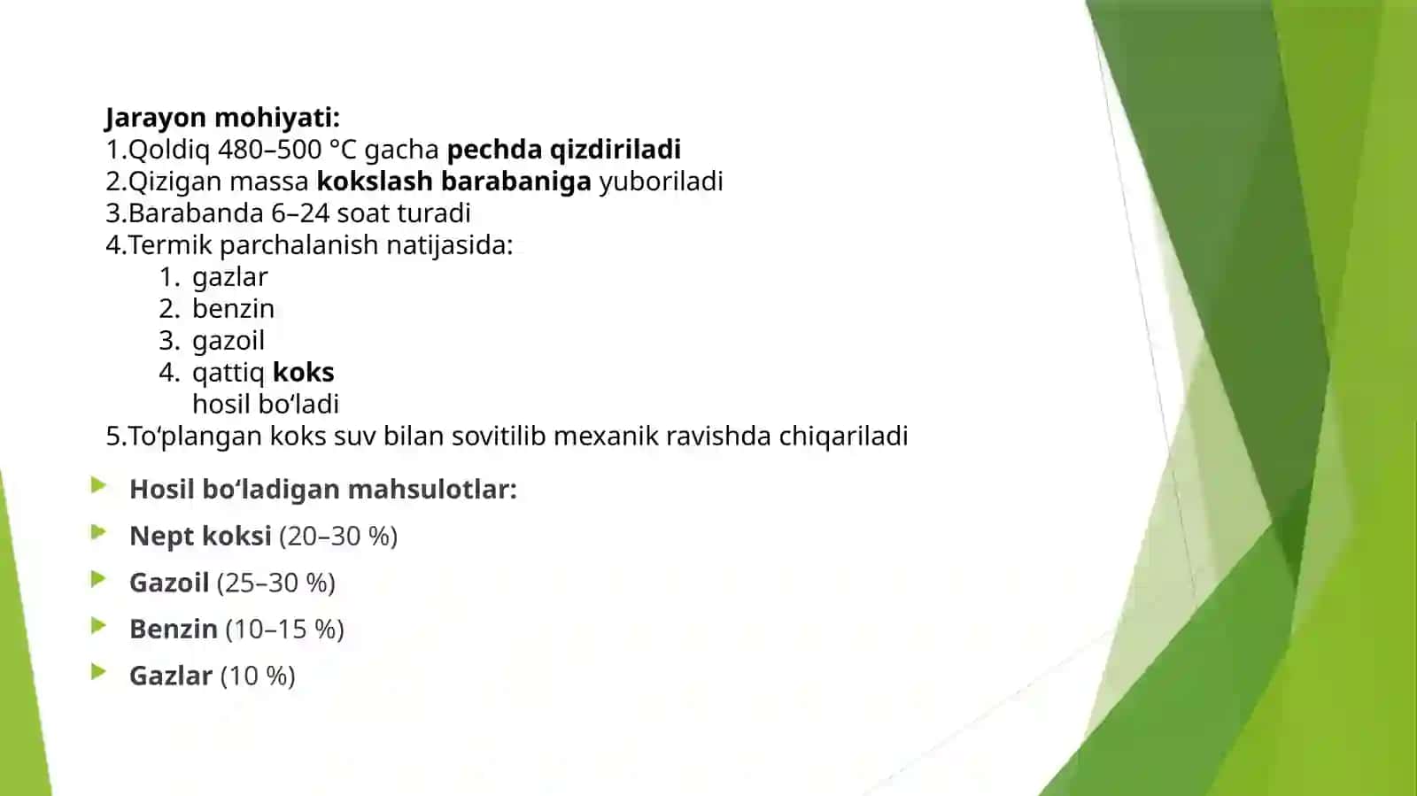 NEFT VA GAZ KIMYOSI XALILOV TURABOYNING NEFTNI BIRLAMCHI QAYTA ISHLASH FANIDAN TAYYORLAGAN TAQDIMOTI2025-YIL 4