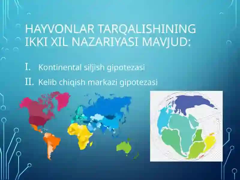 Hayvonlarning tarqalishi va umumiy moslanish 4