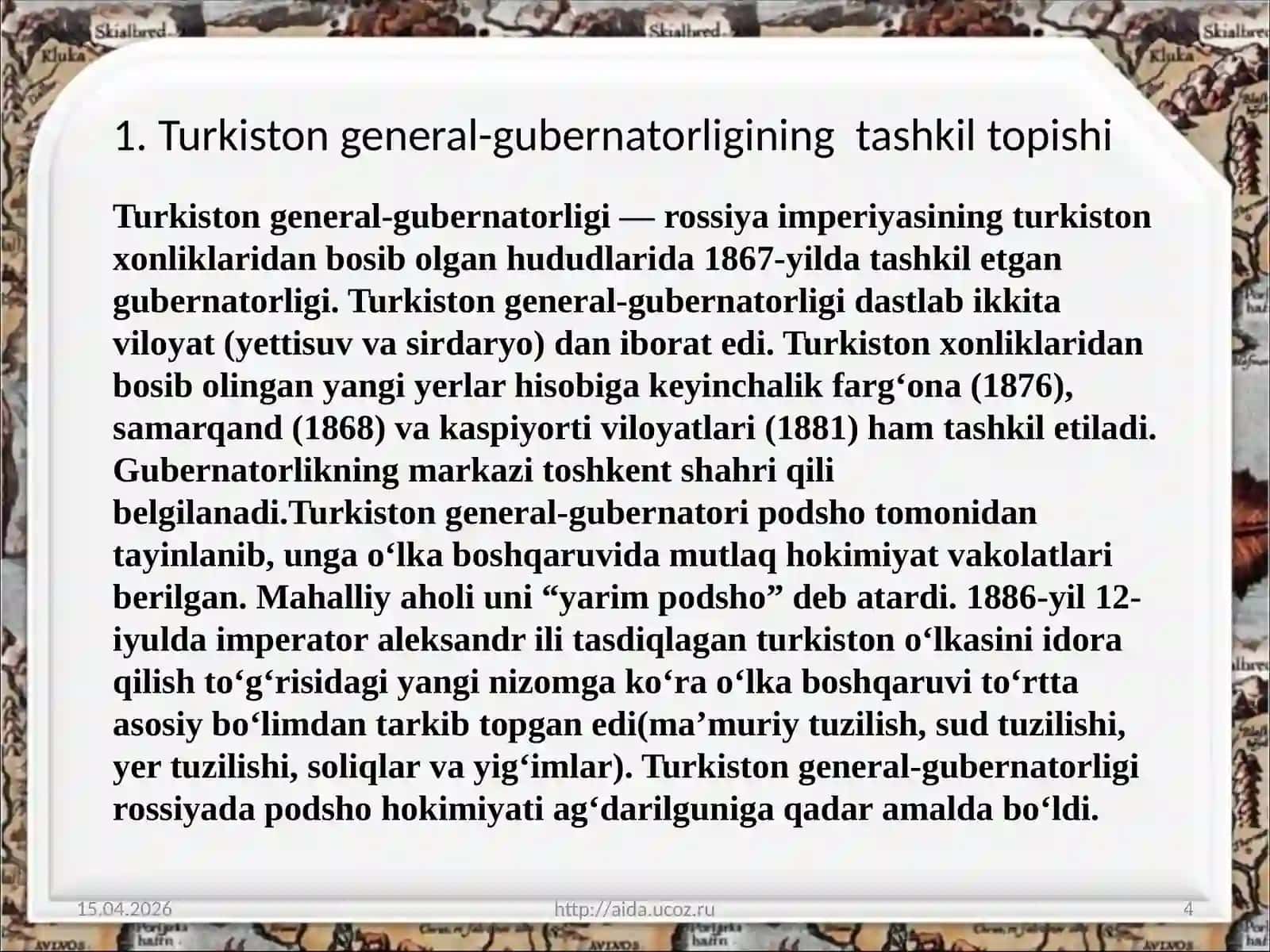 Xin Turkiston General-Gubernatorlik Davlat Shurasi Tarixi 4