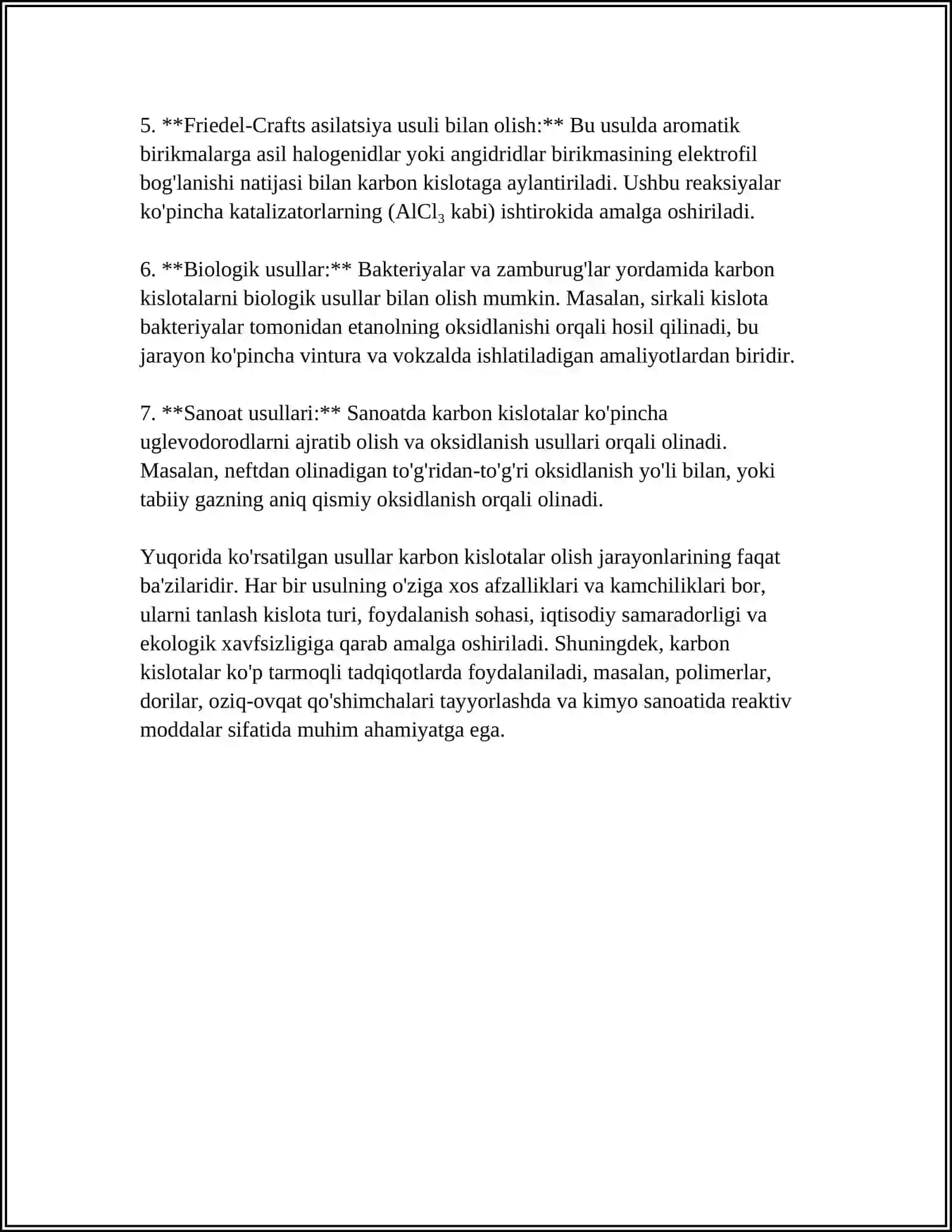 ORGANIK KISLOTALARNING OLINISHI 4