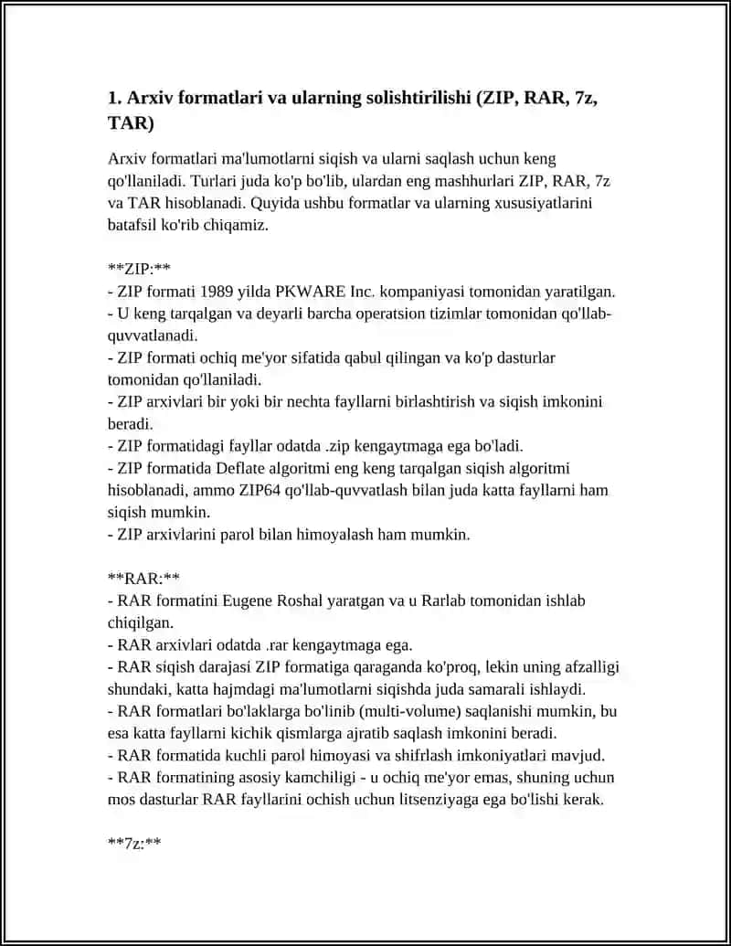 Arxiv formatlari va ularning solishtirilishi 4