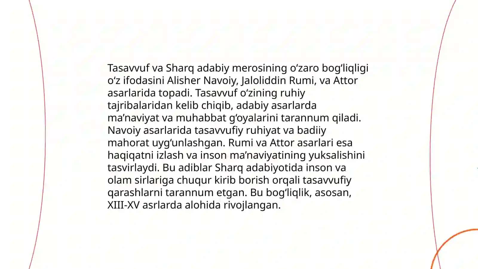 Tasavvuf ta'limotining Sharq madaniyatiga ta'siri 4