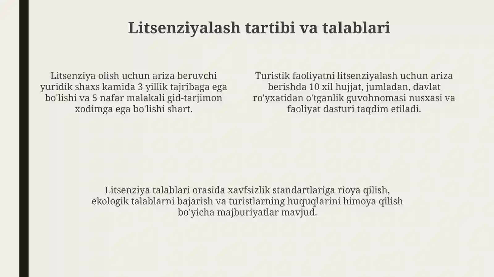 Turistik faoliyatlarni litsenziyalash 4
