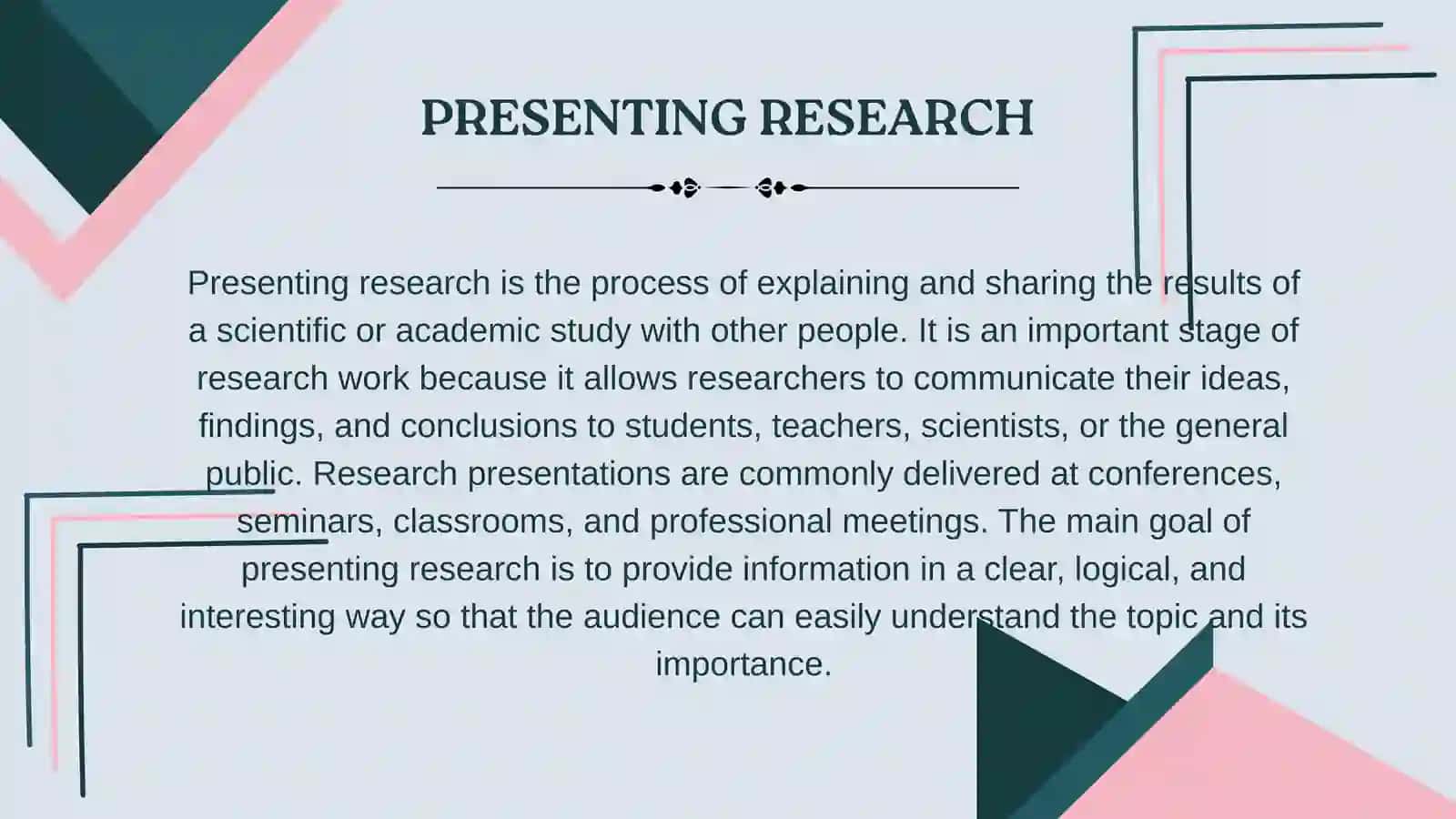 Research Presentation Skills 4