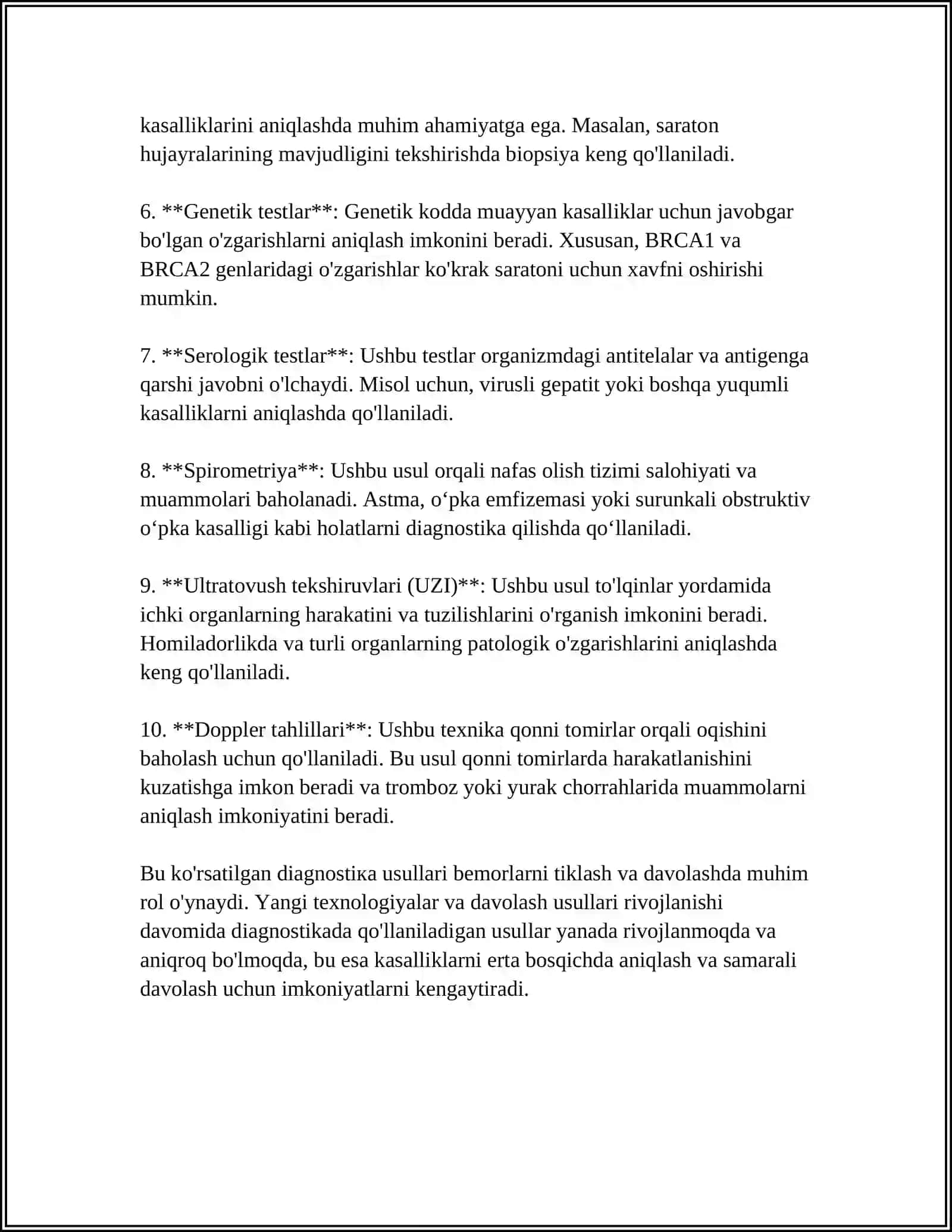 TAFAKKURNI DIAGNOSTIKA QILISH METODLARI 4