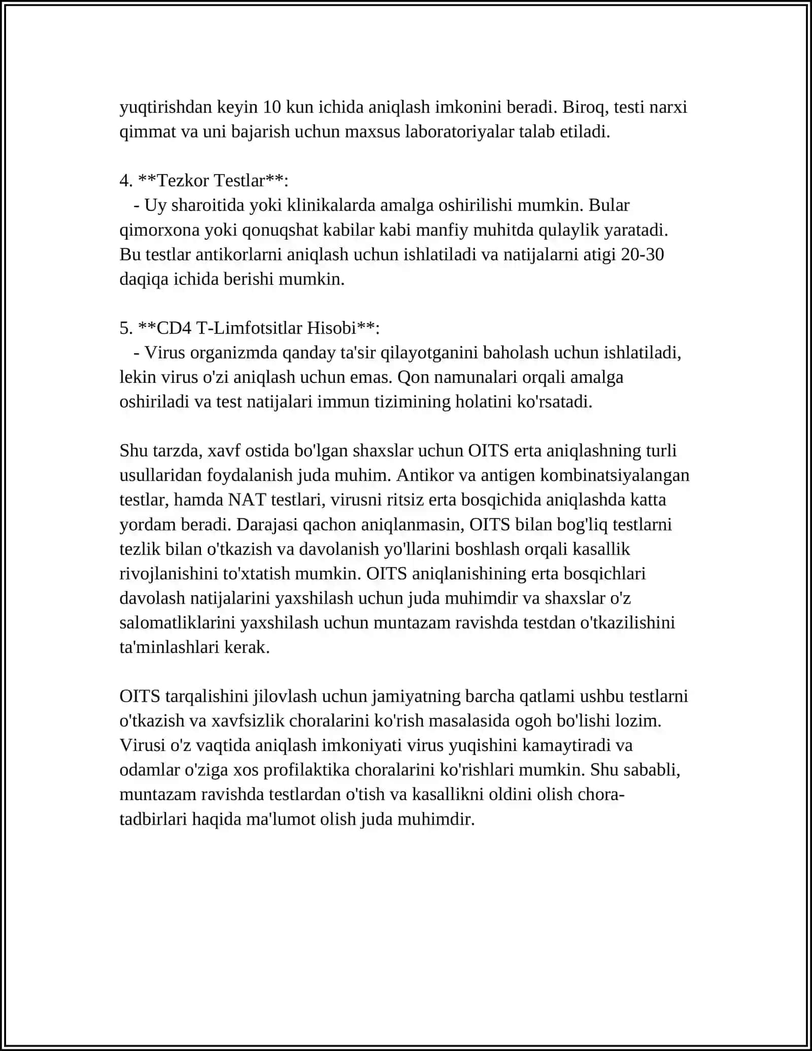 OITS Kasalligini Davolash 4