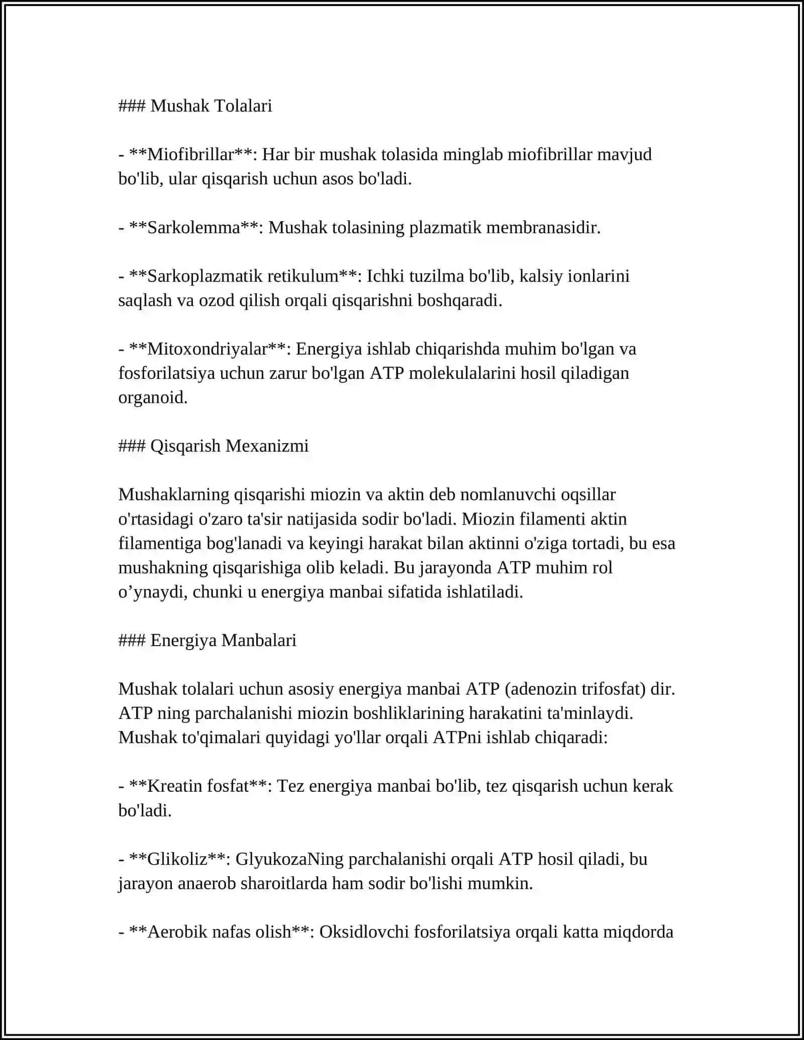 Mushaklarning Ishi 4