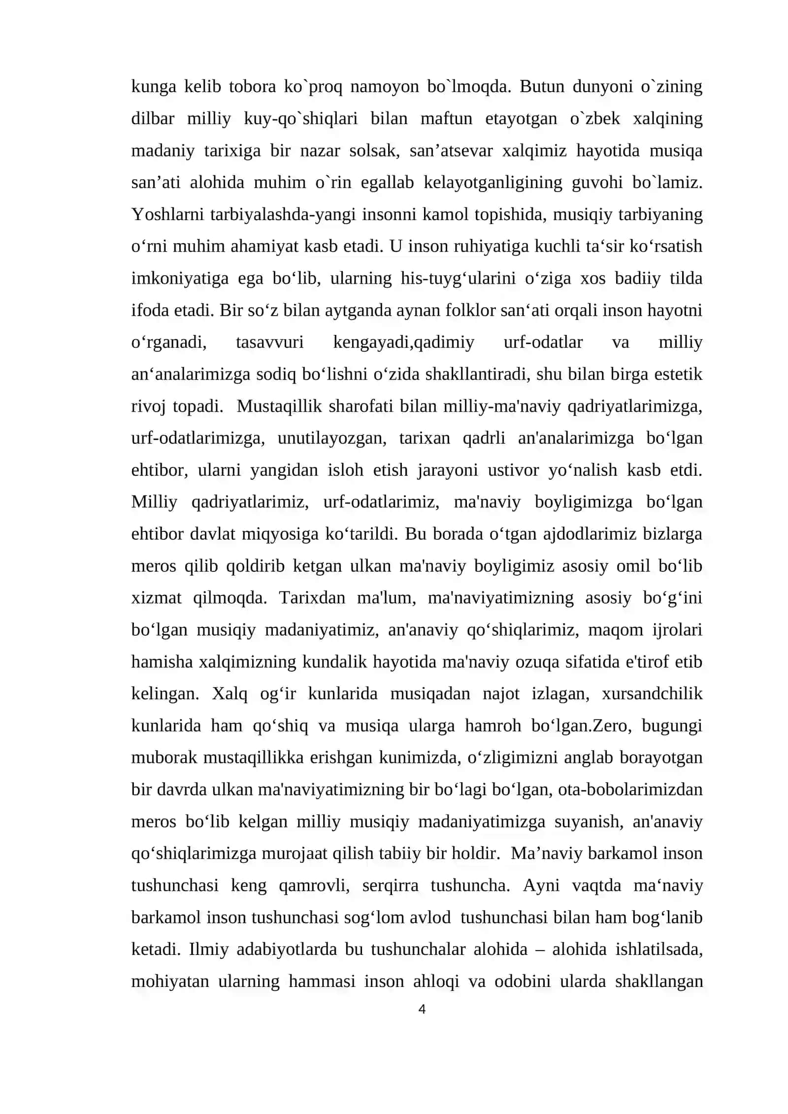 Umumiy o'rta ta'lim maktablarida darsdan tashqari musiqiy mashg’ulotlar 4