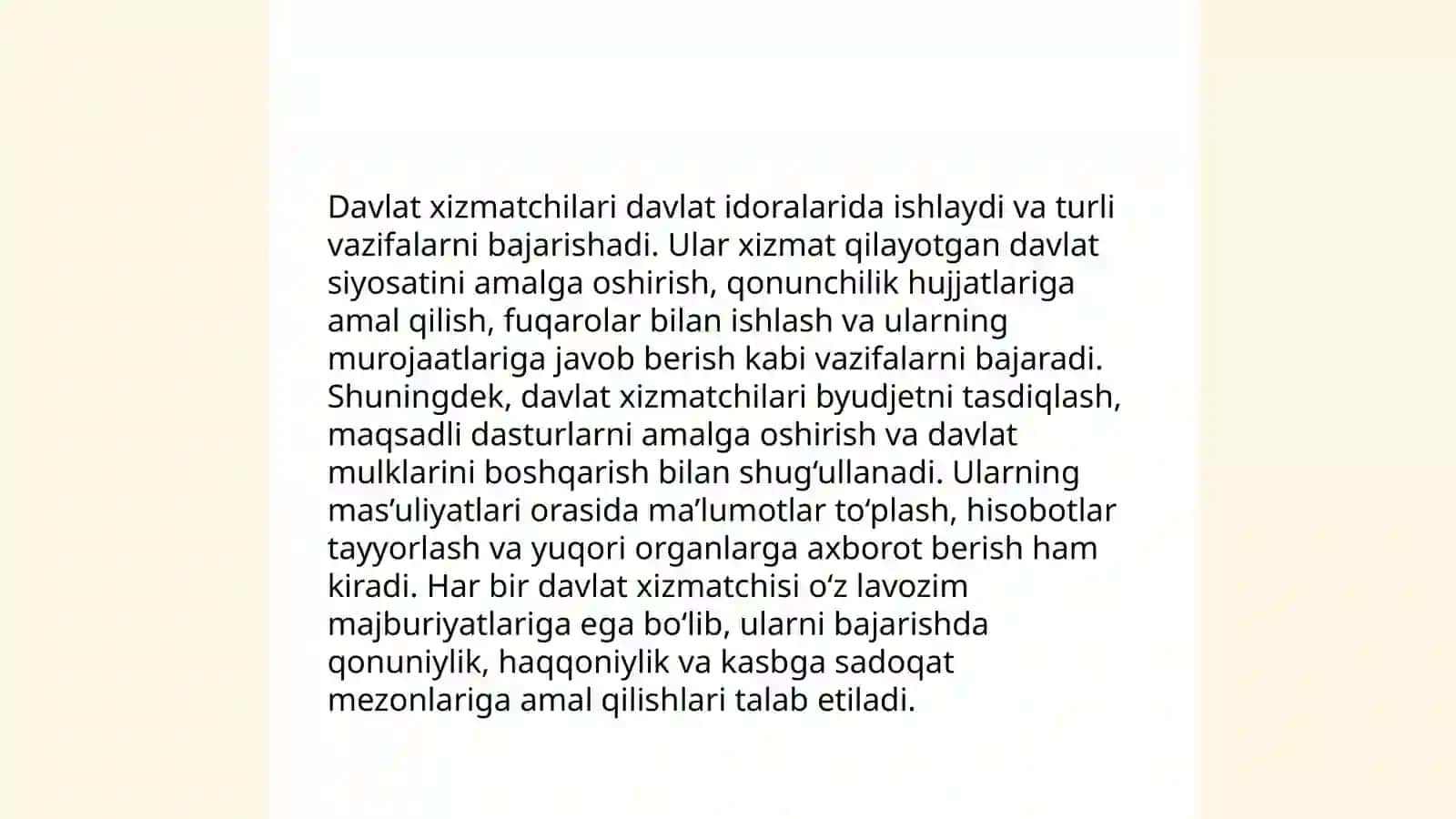 Fransiya davlat xizmati sohasi xususiyatlari 4