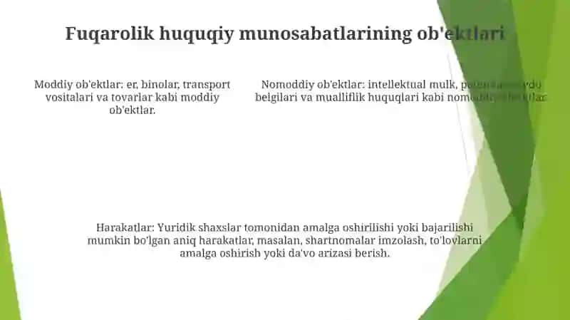 Fuqarolik Huquqiy Munosabatlar 4