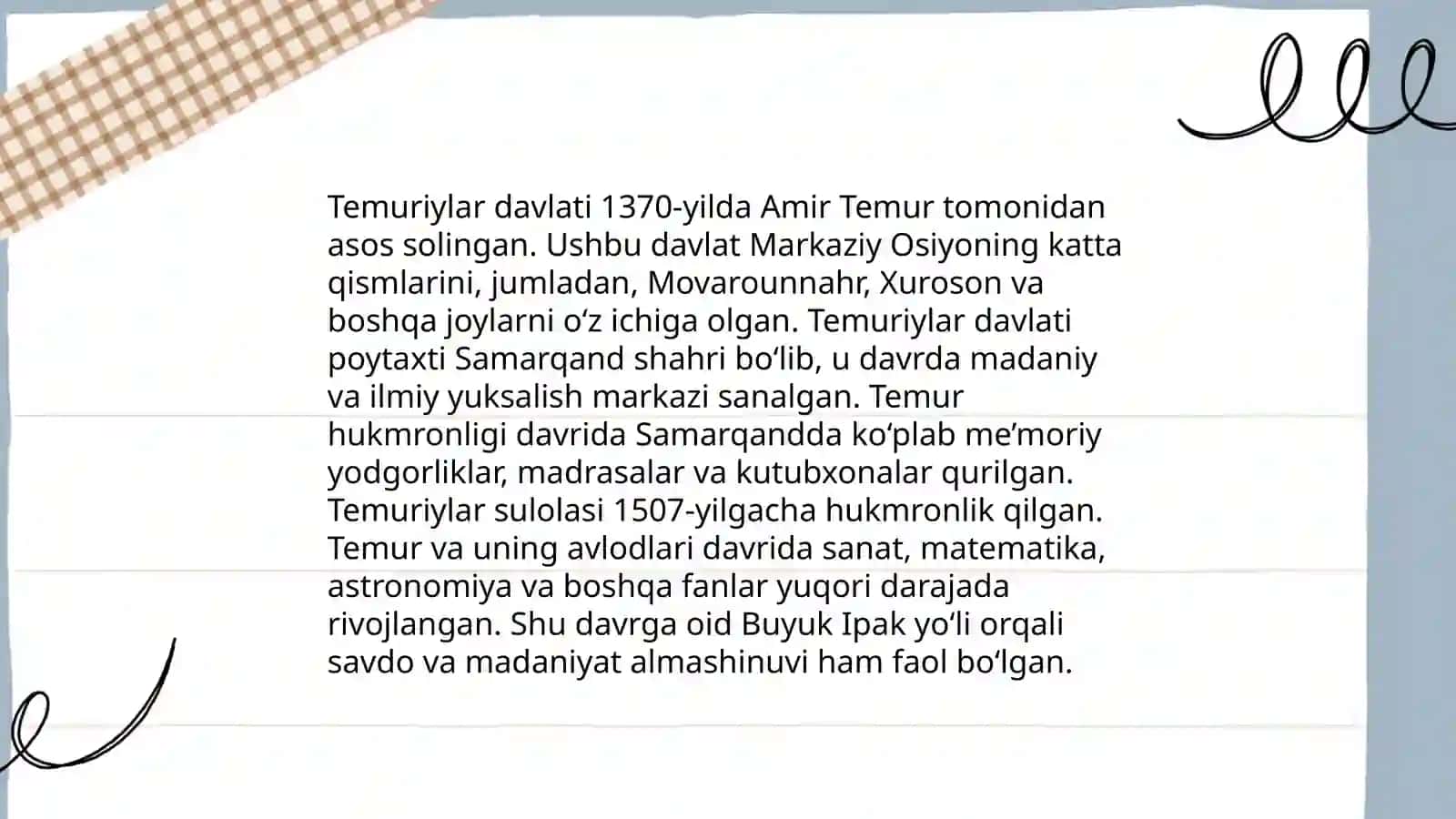 Amir Temur Mening Nigohimda 4