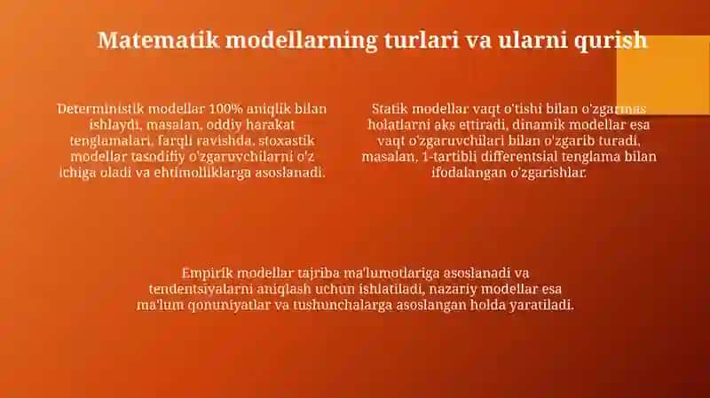 Tajriba orqali matematik modellashtirish 4