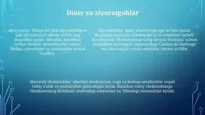 Turizm Sohasini Resurslari 4