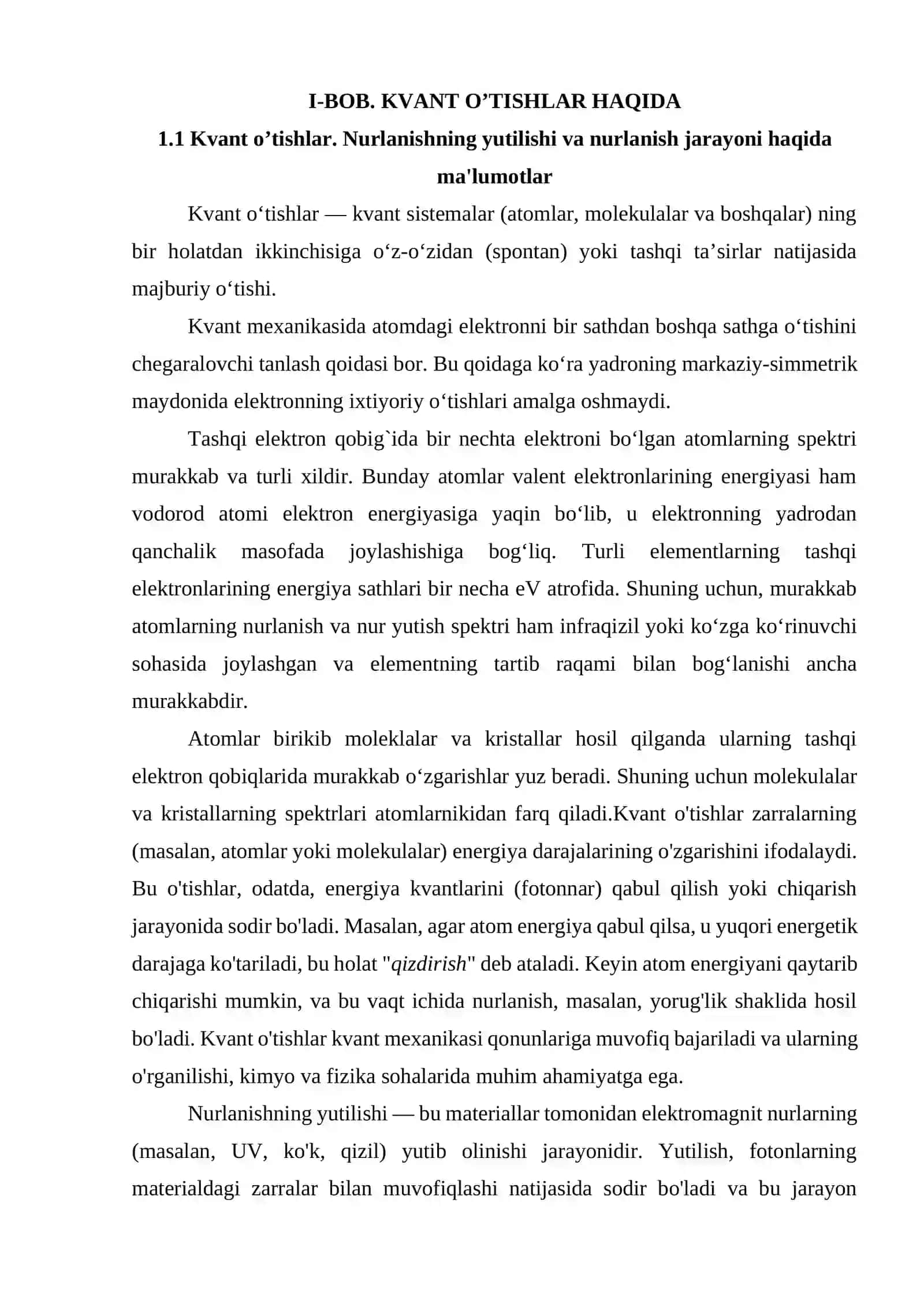 KVANT O’TISHLAR HAQIDA 4
