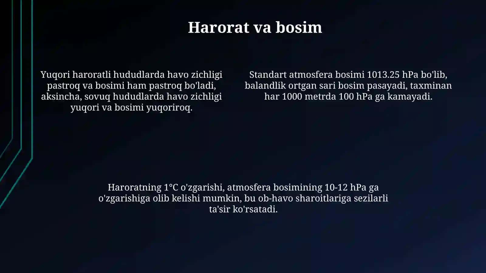 Iqlim va ob havo tushunchasi 4