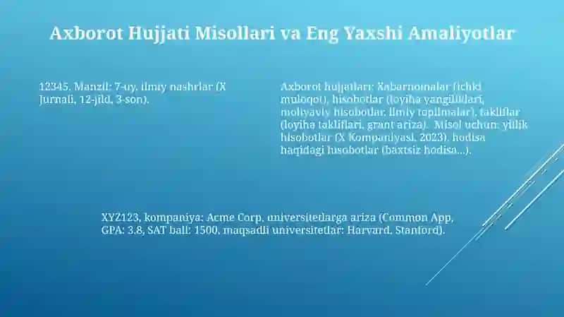 Farmoyish hujjatlar va ularning turlari 4
