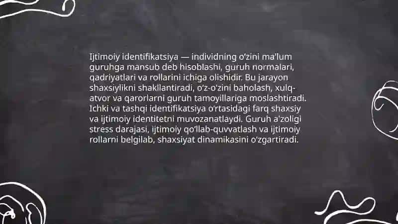 Shaxs ijtimoiy psixologik fenomen sifatida 4