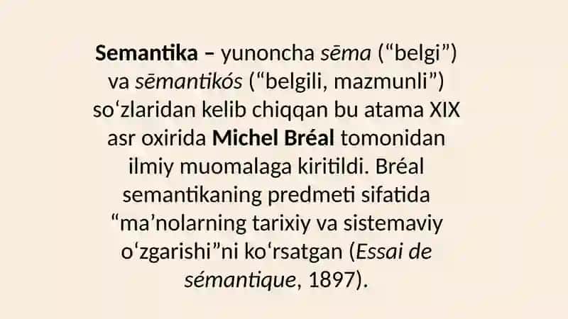 SEMANTIKA FANIDA O‘RGANILADIGAN MASALALAR 4