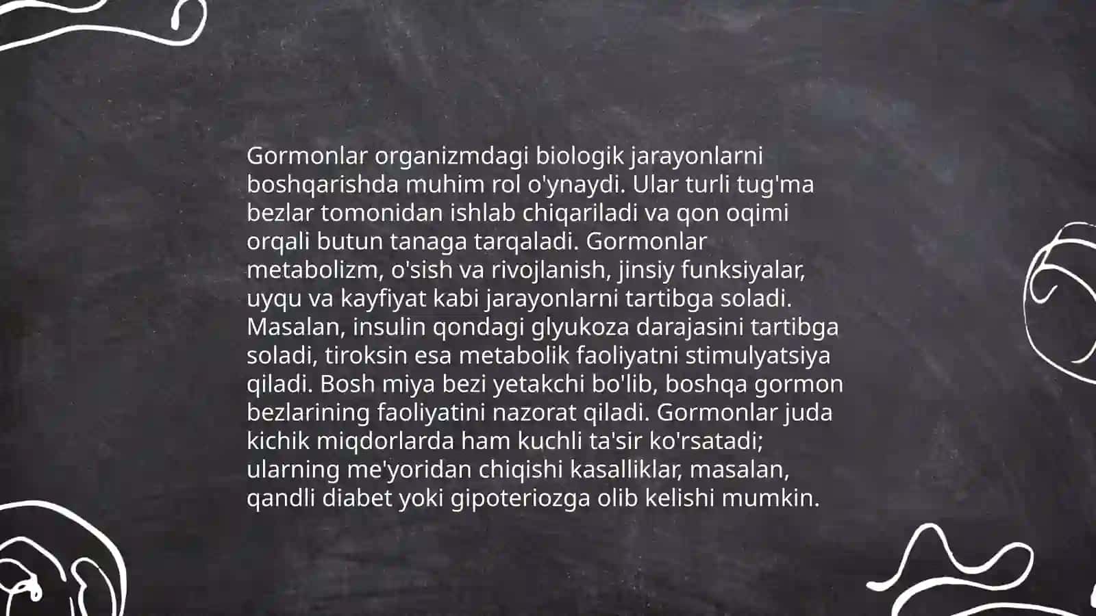 Neytrotransmitterlar va gormonlar 4
