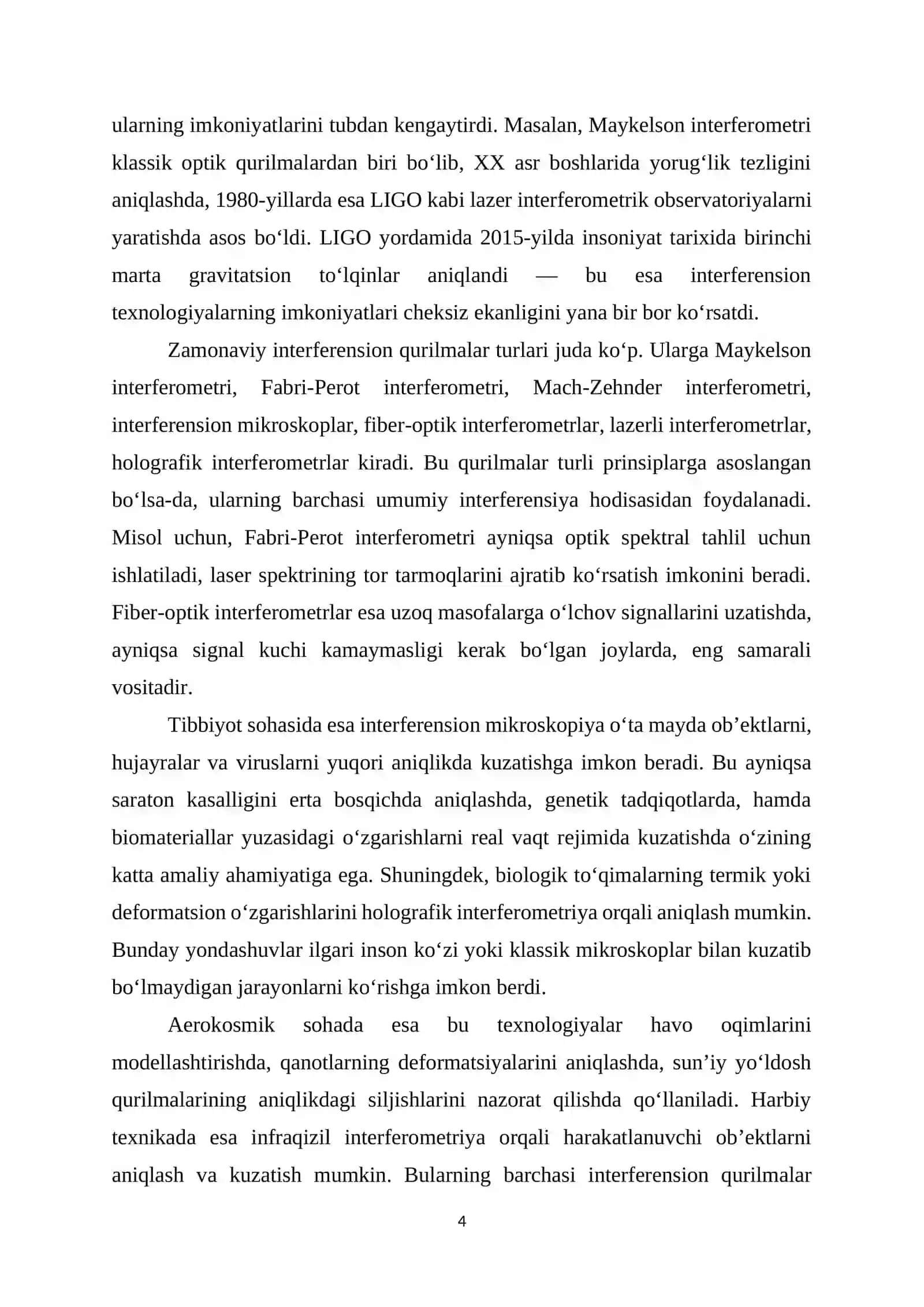 Zamonaviy interferension qurilmalar 4