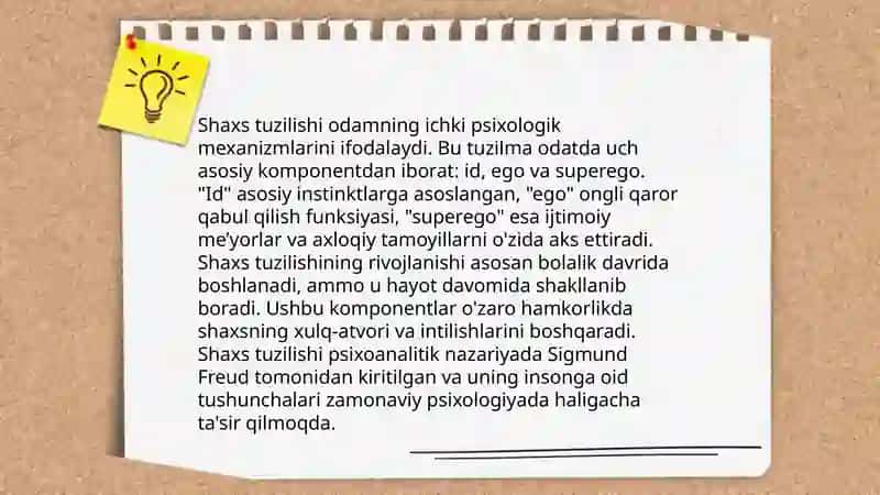 Shaxs Nazariyalari 4