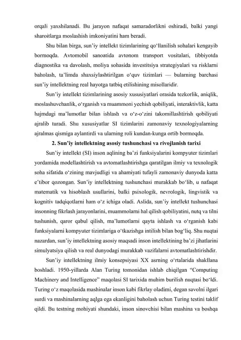 Sun’iy intellektning zamonaviy texnologiyalardagi roli 4