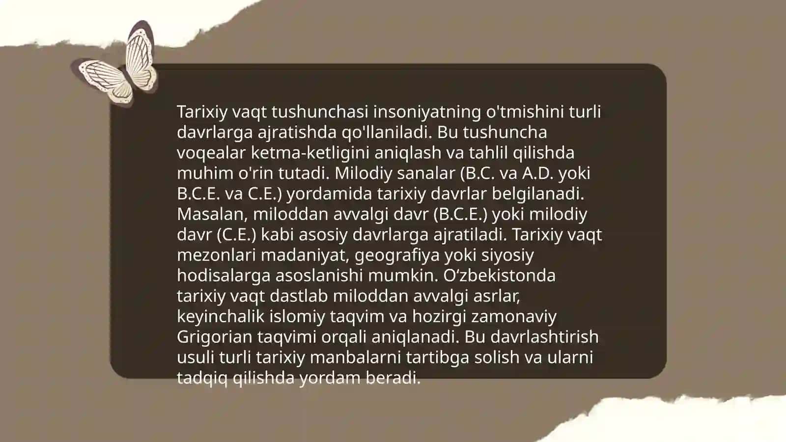 Tarixiy qonuniyat va tarixiy vaqt 4
