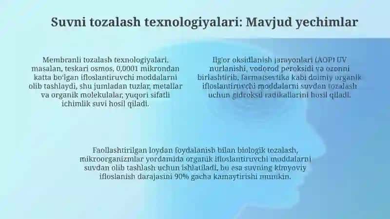 Suv resurslaridan foydalanishda ekologik xafsizlik masalalari 4