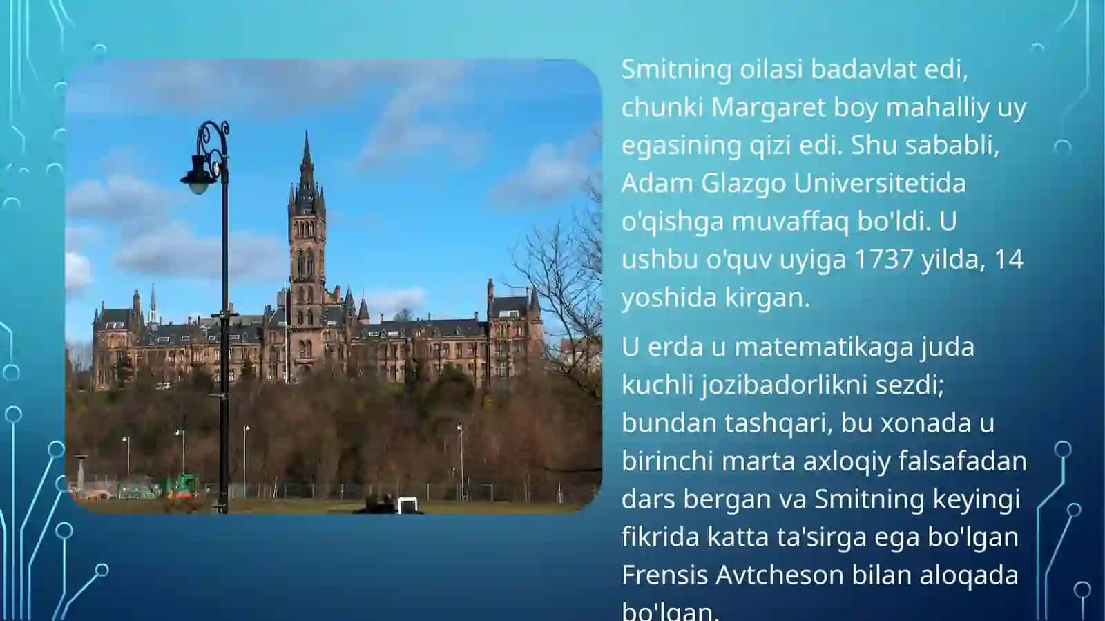 Adam Smitning biografiyasi 4