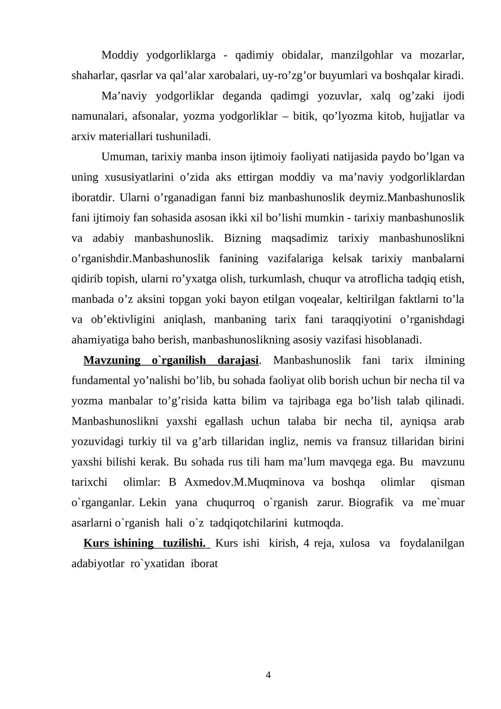 Hujjatlar manba sifatida 4