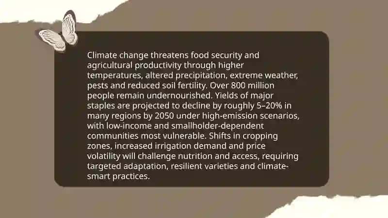 Climate change and its impact on the mankind 4