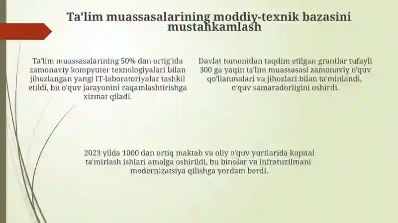 Davlat ta'lim standartlarining takomillashuvi 4