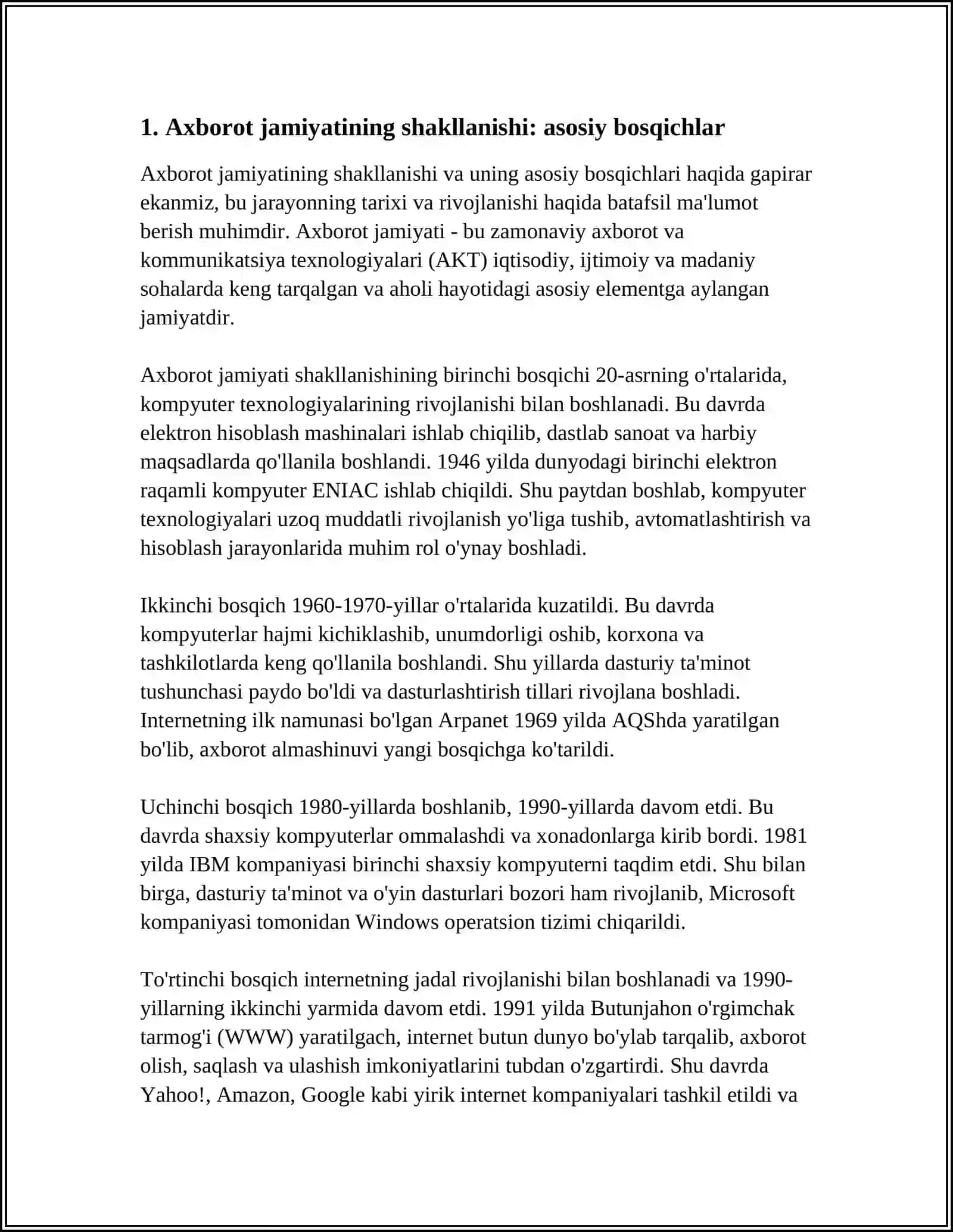 MEDIASAVODHONLIK VA AXBOROT MADANIYATI 4
