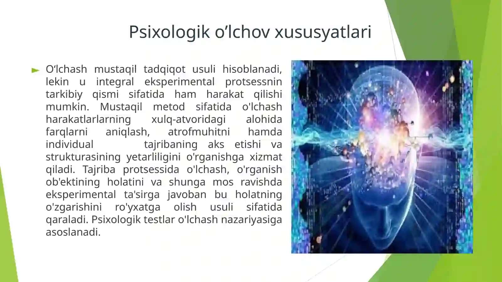 Psixologik o’lchov Xususyatlari 4
