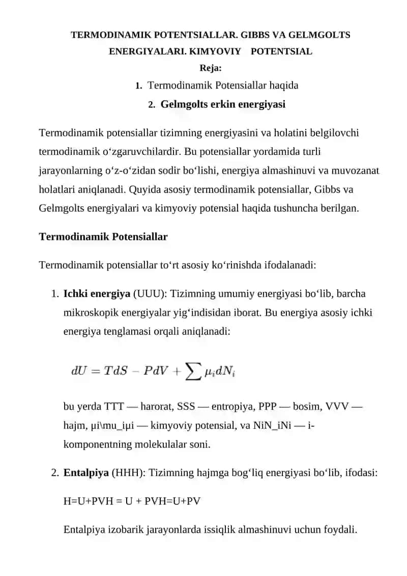 Issiqlik va Ish 4