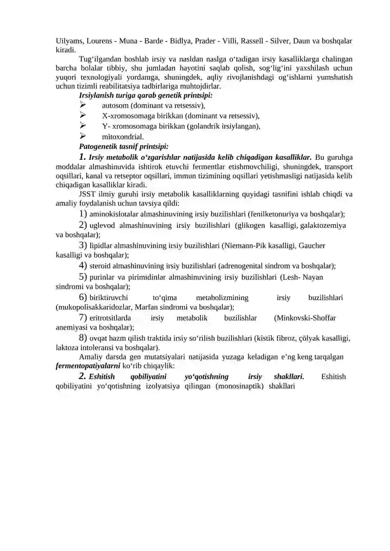 Uzoq muddatli kasal bolalarning o‘ziga xos xususiyatlari 4