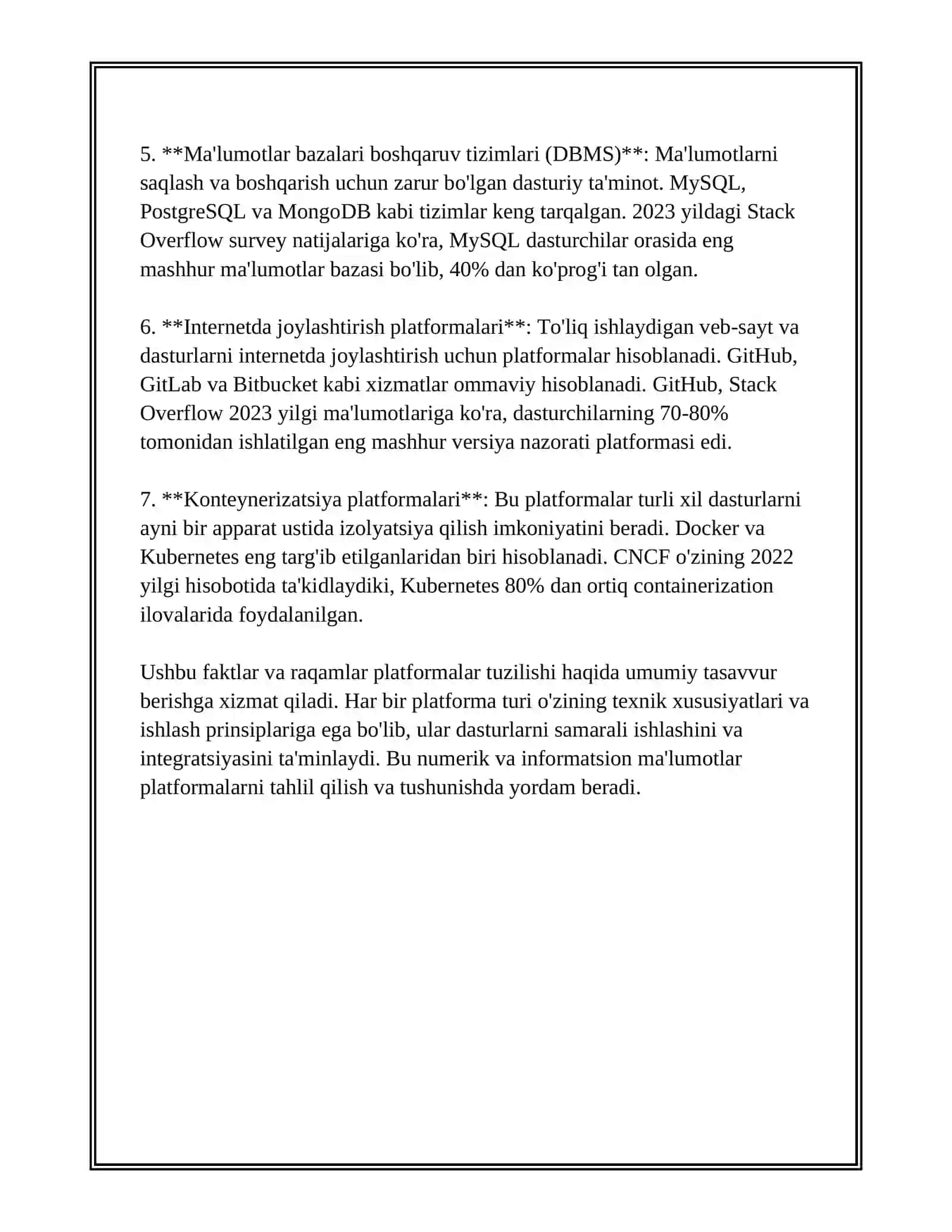PLATFORMALAR, GEOSINKLINALLAR, QALQONLAR VA PLITALAR 4