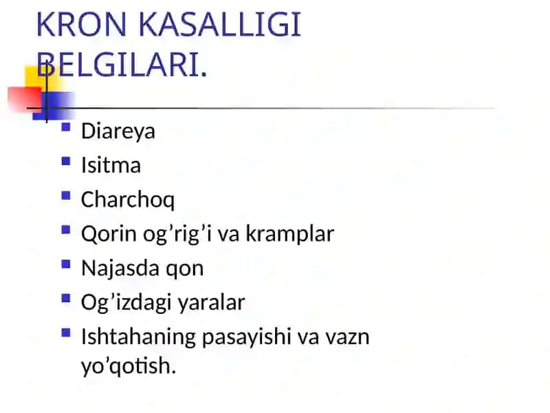 Kron kasalligi 4