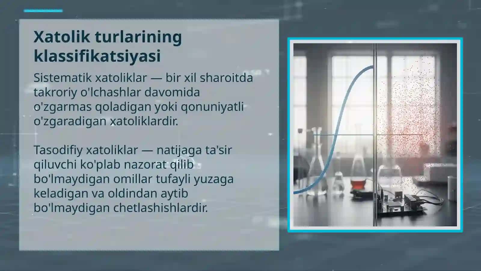 O'lchash xatoligi va o'lchash noaniqligi 4